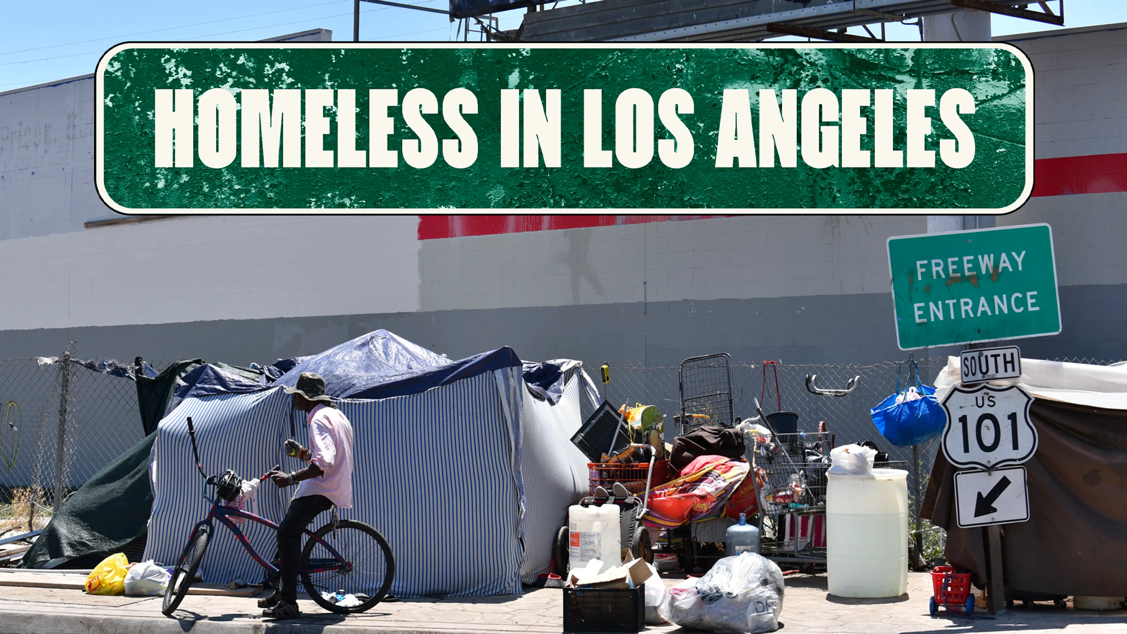 Homeless in Los Angeles poster